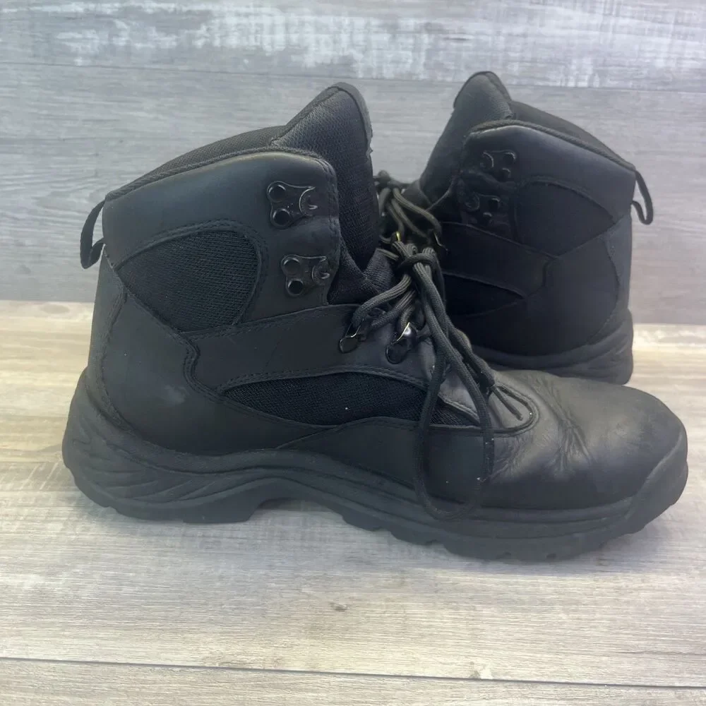 Mens Timberland Chocorua Mid LC Hiker Boot Black Full Grain Waterproof SZ 11